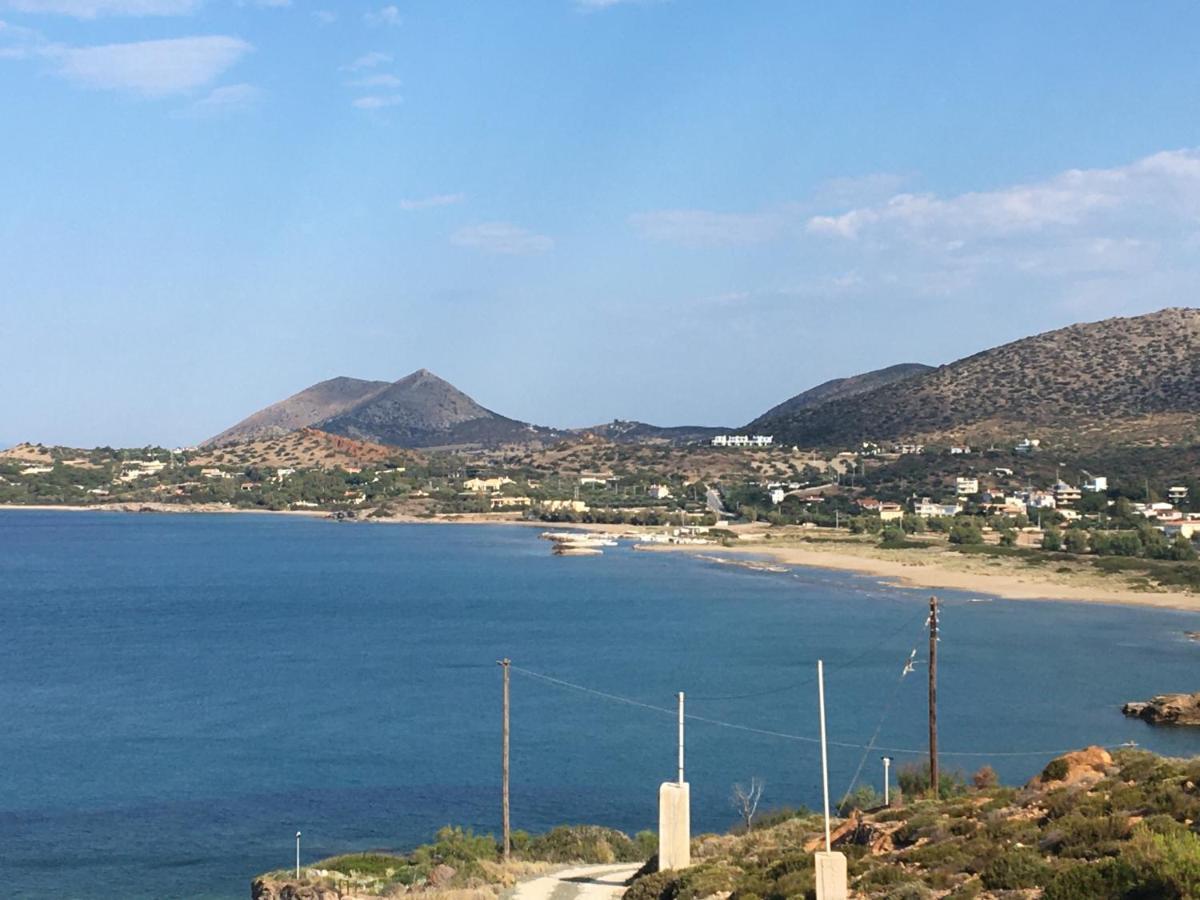 Legrena Beach Villa Szúnio Kültér fotó