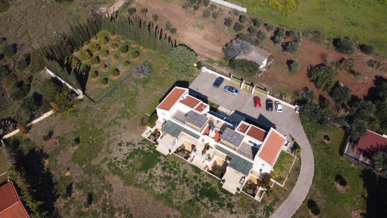 Legrena Beach Villa Szúnio Kültér fotó