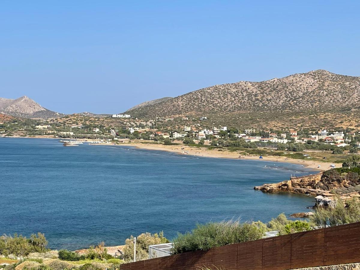Legrena Beach Villa Szúnio Kültér fotó