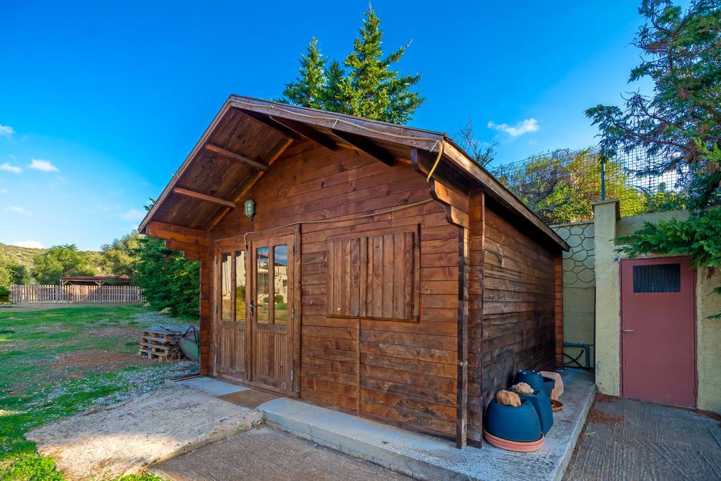 Legrena Beach Villa Szúnio Kültér fotó